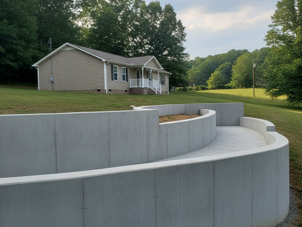 Concrete Sidewalks completed by Allied Concrete Solutions in Wake Forest, NC
