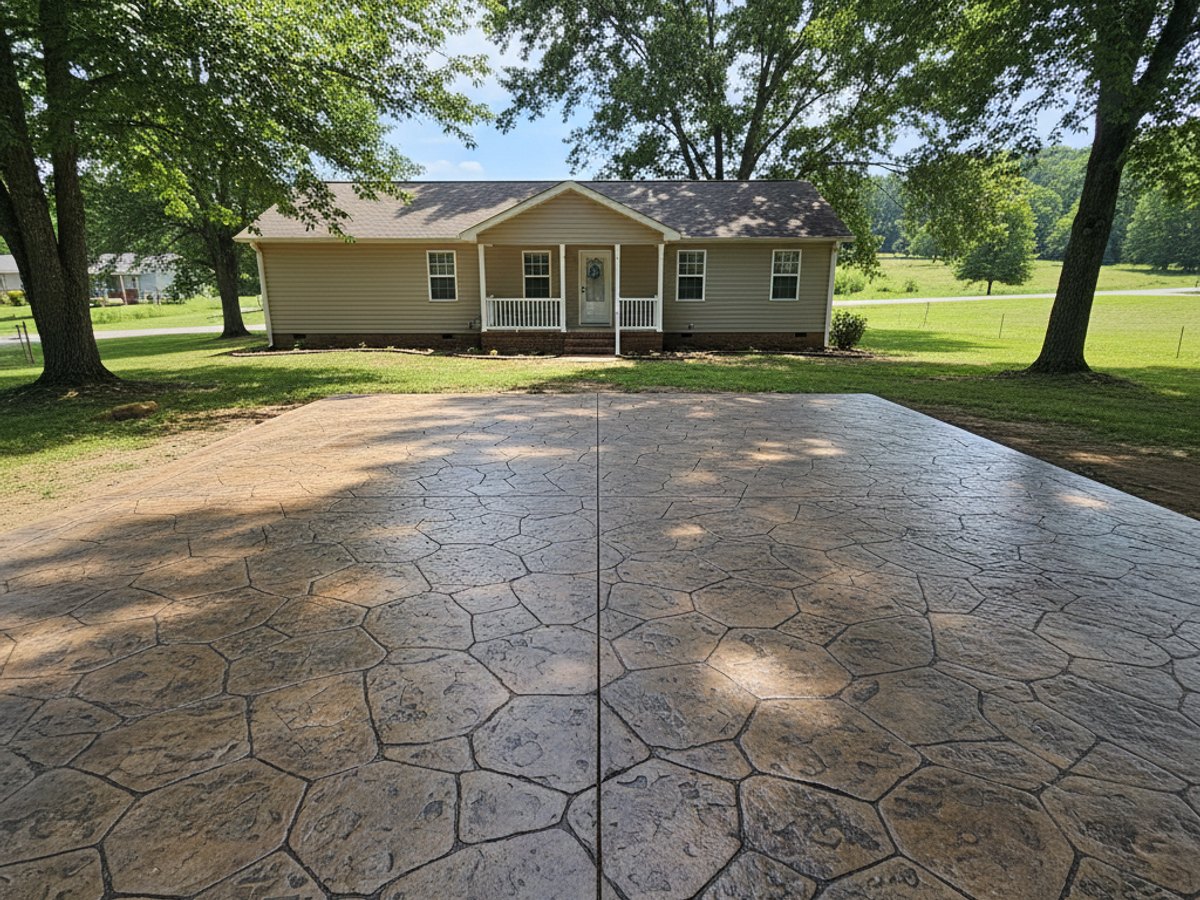 Allied Concrete Solutions crew at work on a home in Raleigh, NC